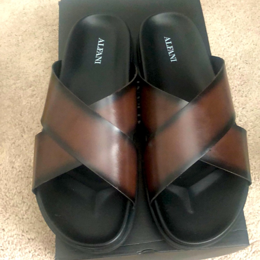 Men’s Alfani Brown Sandals